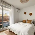公寓 Cosy, Climatise, Calme, Parking - Proche Aeroport